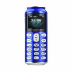 MTR COLA Can Shape Feature Mobile Phone Dual Sim Support with Bluetooth Dialer (1.0 INCH Display,800 MAH Battery,Dual SIM,Camera,Torch,Blue)