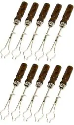 Abron Instruments Test Tube Holder with wooden handle -Pack of 12