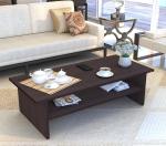 Mickey Engineered Wooden Coffee Table/Centre Table/Tea Table for Living Room (Wenge, Matte Finsh) D.I.Y