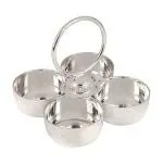 Osasbazaar Pure Silver Roli Chawal Box Chopra with Handle for Puja Temple - 97%-99% Pure BIS Hallmarked