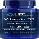 Life Extension Vitamin D3 With Sea-Iodine 125 mcg (5000 IU), 60 capsules