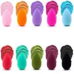 AVTY 10 Packs Makeup Sponge Blender Egg Shaped Foundation Blending Sponge Multi Colored Beauty Sponge Set Flawless for Liquid Cream and Powder ()