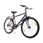 CAYA Bikes Carbon Cycle for Adults Boy & Girl (+12 yrs) | Steel Frame 17.5 Inches | Ideal Height 4.8 ft | Unisex Cycle| 90% Assembled (Easy self-Assembly)(26 inches, Metallic Black)