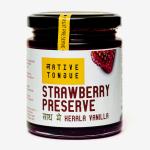 Native Tongue Strawberry Preserve with Kerala Vanilla | 100% Natural Strawberries Jam | 70% Fruit | No preservatives | No Artificial Colours or Flavours | 200 GMS