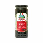 Caneen Black Olives Sliced 230 Grams.