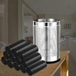 Perfetto Premium Recyclable Garbage Bag 12 Rolls of 24x30 Inches with 18 Liter Capacity Dustbin Bin