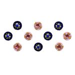 Comet Busters Pink, Blue Stone Bindi For Women