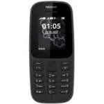 Nokia 105, Dual SIM, Black, Feature Phone