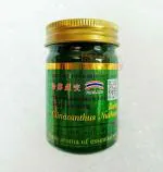 MOVITRONIX Novolife Green Herb Pain Balsem Cooling Balm 50g Thailand Product Pack Of 1 And Hani Po Cooling Roll On 8ml