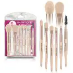 Majestique Makeup Brush Set, 8 Pcs Makeup Brushes, Cosmetics for Face Makeup Brush Kit Powder, Concealer, Eyeshadow, Eyebrow Lip Brush, Beauty Tools - Multicolor