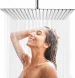 ENNIUS Shower Head Ennius Sleek And Stylish Shower for Bathroom without Shower Arm | Shower Head For Bathroom | Bathroom Shower | 6 Inch Rain Shower Head (Pack of 1)