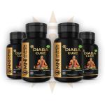 Omni Ayurveda | Diabacure Ayurvedic Capsules | For Blood Sugar Control | (4 x 60 Capsules)