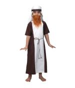 Kaku Fancy Dresses Shepherd Costume For Kids | Christmas Day, Theam Party| White Gown, Waist belt, and Headscarf, 14-17 Years For Boys & Girls