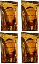 NAARAPPA Golden Robusta 100% Pure Filter Coffee Powder Pack of 4 x 200gm | Net 800gm | Strong 100% Pure Robusta Coffee | South Indian Freshly Roasted Ground Coffee | Filter Coffee Powder Standup Pouch with Zipper