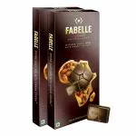 Fabelle Divine Dark 64% with Ghana Cocoa, Dark Chocolate Luxury Bar, 100g - Pack of 2