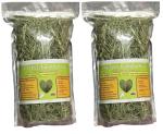 Petzee Timothy Hay Food for Rabbits, Guinea Pigs, Hamsters, Small Animals, Green - 400 gm, Pack of 2