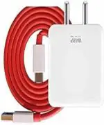 Maxxcen 33 W SuperVOOC 4 A Mobile SUPER FAST CHARGER WITH C TYPE CABLE INCLUDED ZX3A Charger with Detachable Cable (Red, Cable Included)