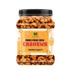 Nature's Bridge Peri Peri Spicy Cashew | Roasted Cashews | Peri Peri Cashews | Non Fried Kaju Cashews - 250 Gm Jar