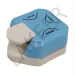 Lakeer Paper Corner Cutter Punch for Paper Craft and Photo Cutter Scrap-Booking Size (R4mm, R7mm and R10mm)(Blue)