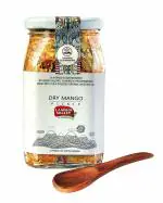 LANGHA VALLEY Homemade Dry Mango (Seedless) Pickle, Traditional Sun Dried and Sun Matured Sukha Aam ka Achar, No Preservatives, 380 Grams