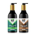 Vj Prime Combo Of Shampoo And Conditioner - 600 ml (Pack Of 2)