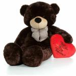 Ziraat Soft Tedddy Bear Choco Color Size-5 Feet(152 Cm) For Girls