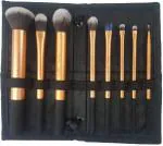 Puna Store 8 Piece Makeup Brush Set Model PS-580 (Beige) (Pack of 8)