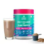 Chicnutrix Daily Collagen Peptides with Plant Protein | Japanese Marine Collagen, Amla, Shatavari, Brahmi, Pomegranate & Tulsi | Digestive Enzymes | Chocolate Mocha Flavour, 15 Servings