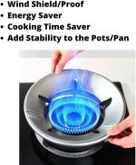 ECOBSYGas Saver Burner Stand | Gas Stove Burner Stand | Max Gas Savior | Gas Stand for Gas Stove | Gas Saver Burner | Gas Saving Burner Stand | Gas Energy Saver(PACK OF 2)