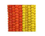 WDECOR Genda Phool Artificial Marigold Flower Mala Pack of 5(Yellow and Orange ) 01 Toran