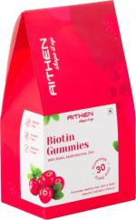 Aithen - Shape it up Biotin Gummies for Hair,Skin & Nail |Vitamins with Biotin & A to E Vitamins| (30 No) (Pack of 2)