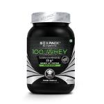 Six Pack Nutrition Vanilla Flavour 100% Whey Protein Powder 1 kg