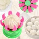 VMITRA Plastic Momos Maker Mould Shapes Cooking Tool Dumpling Maker Chinese baozi Makers Dough Press Making Mold (Multi Color)