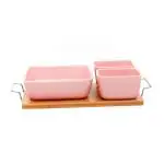 EZ Life Pink Bowl Set 3 Inch (Set of 4) Pack of 1