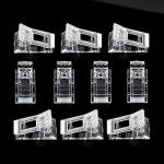 Syorica - Nail Tips Clips Set Of 10Pcs Transparent Polygel Quick Building Nail Tips Clips Finger Nail Extension UV LED Builder Clamps Manicure Nail Art Tool Kit For Poly Gel (Transparent)