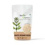 ManHar Organics Natural White Sesame Seeds 1kg | White Til |