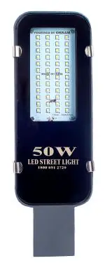 PE 50 Watt BIS Approved LED Street Light Waterproof IP65 Full Metal Body, 140 Per watt Lumens with 2 Years Warranty