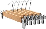 ADA Handicraft Beige Wood Clothes Hangers (Pack Of 6)