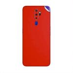 GADGETSWRAP Premium Material Skin Vinyl Decal Sticker Compatible With Oppo A9 2020- Red Electroplating
