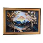 SHASWAT ART Crystal Reign Modern Art Painting with Frame I Modern Art Wall Painting I Modern Art Photo Frame For Wall Decoration (Size 14x20 inch)_22250