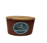 AMODA Glass Jar Candle with Wooden Lid Pure Soy Wax Candle in various fragrances like Tea Tree-B1