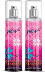 LAYERR Wottagirl Pink Angel Body Splash for Women 270 ml (Pack of 2)