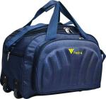 FEDRA Blue Polyester Strolley Duffel Bag - 45 L