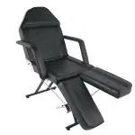 DbZ DYNAMIC BEAUTY ZONE Events Salon Tattoo Chair Split Legs for Client, Folding Massage Table Multipurpose Esthetician Bed with Storage Bag, Adjustable Facial Bed Black
