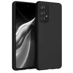 Accessories Kart Samsung Galaxy A52S 5G, Samsung Galaxy A52 Black Leather, Silicon Camera Protection Back Cover