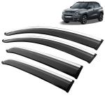 Kingsway Car Wind Deflectors Rain Guard Window Visor for Tata Punch 2021, 2022, 2023, 2024, 2025 Model, Car Door Visor with SS Lining Online India, Car Sun Shades