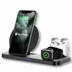 Sevenaire D1700 3-in-1 Wireless Charging Station Dock for iPhone 13 to 8, iWatch 7/6/5/4, AirPods l Iphone Wireless Charger l Airpods Charger l iWatch Charger l Apple Watch Charger
