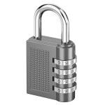 GEETA Combination Padlock, 4 Digit Combination Lock for Gym Locker, School Locker