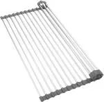 Kruvad Multipurpose Roll-Up Dish Drying Rack, 17.7