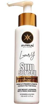 Avaruni Board Spectrum-Mulberry And Rasberry Seed Oil Licorice And Tea Tree Extract Spf 50 Pa Plus, 100 Ml
